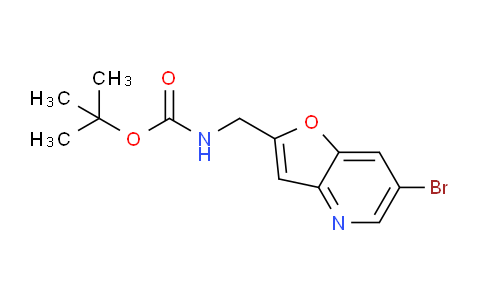 CAS No. 1186310-86-0, tert-Butyl ((6-bromofuro[3,2-b]pyridin-2-yl)methyl)carbamate