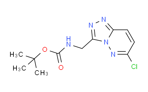 CAS No. 1002310-30-6, tert-Butyl ((6-chloro-[1,2,4]triazolo[4,3-b]pyridazin-3-yl)methyl)carbamate