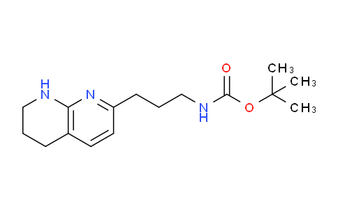 CAS No. 227751-86-2, tert-Butyl (3-(5,6,7,8-tetrahydro-1,8-naphthyridin-2-yl)propyl)carbamate