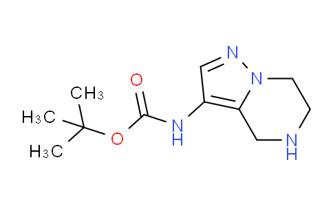 CAS No. 1373028-88-6, tert-Butyl (4,5,6,7-tetrahydropyrazolo[1,5-a]pyrazin-3-yl)carbamate