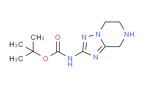 CAS No. 1434053-27-6, tert-Butyl (5,6,7,8-tetrahydro-[1,2,4]triazolo[1,5-a]pyrazin-2-yl)carbamate