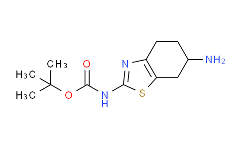 CAS No. 1781357-63-8, tert-Butyl (6-amino-4,5,6,7-tetrahydrobenzo[d]thiazol-2-yl)carbamate