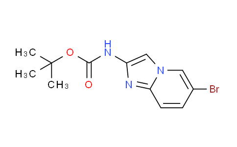 CAS No. 1416337-71-7, tert-Butyl (6-bromoimidazo[1,2-a]pyridin-2-yl)carbamate