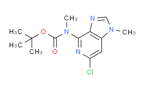 CAS No. 887147-22-0, tert-Butyl (6-chloro-1-methyl-1H-imidazo[4,5-c]pyridin-4-yl)(methyl)carbamate