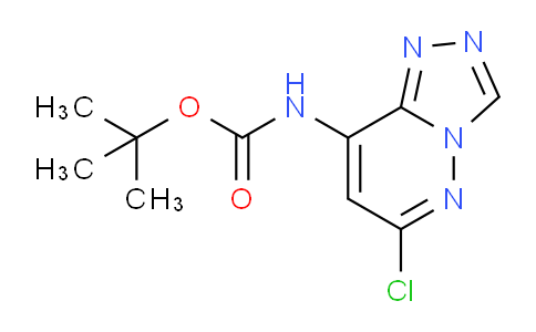 CAS No. 1263425-79-1, tert-Butyl (6-chloro-[1,2,4]triazolo[4,3-b]pyridazin-8-yl)carbamate