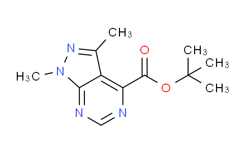 CAS No. 1956332-55-0, tert-Butyl 1,3-dimethyl-1H-pyrazolo[3,4-d]pyrimidine-4-carboxylate