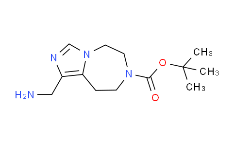 CAS No. 1251009-39-8, tert-Butyl 1-(aminomethyl)-8,9-dihydro-5H-imidazo[1,5-d][1,4]diazepine-7(6H)-carboxylate