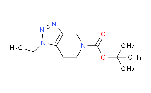 CAS No. 1445951-79-0, tert-Butyl 1-ethyl-6,7-dihydro-1H-[1,2,3]triazolo[4,5-c]pyridine-5(4H)-carboxylate