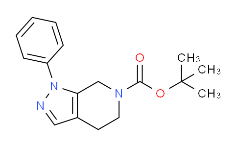 CAS No. 1395493-16-9, tert-Butyl 1-phenyl-4,5-dihydro-1H-pyrazolo[3,4-c]pyridine-6(7H)-carboxylate