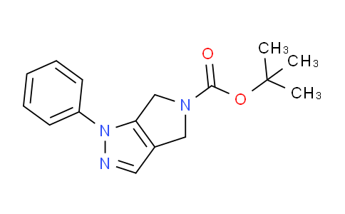 CAS No. 1395493-13-6, tert-Butyl 1-phenyl-4,6-dihydropyrrolo[3,4-c]pyrazole-5(1H)-carboxylate