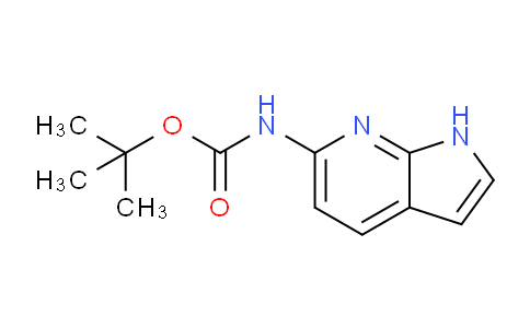 CAS No. 1346447-43-5, tert-Butyl 1H-pyrrolo[2,3-b]pyridin-6-ylcarbamate