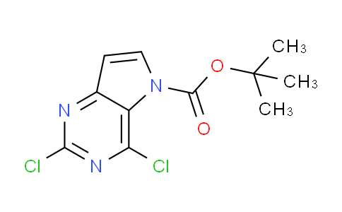 CAS No. 1402148-73-5, tert-Butyl 2,4-dichloro-5H-pyrrolo[3,2-d]pyrimidine-5-carboxylate