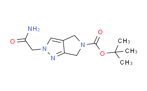 CAS No. 1270029-90-7, tert-Butyl 2-(2-amino-2-oxoethyl)-4,6-dihydropyrrolo[3,4-c]pyrazole-5(2H)-carboxylate