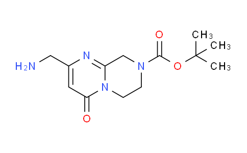 CAS No. 1251018-35-5, tert-Butyl 2-(aminomethyl)-4-oxo-6,7-dihydro-4H-pyrazino[1,2-a]pyrimidine-8(9H)-carboxylate