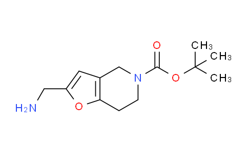 CAS No. 1707365-17-0, tert-Butyl 2-(aminomethyl)-6,7-dihydrofuro[3,2-c]pyridine-5(4H)-carboxylate