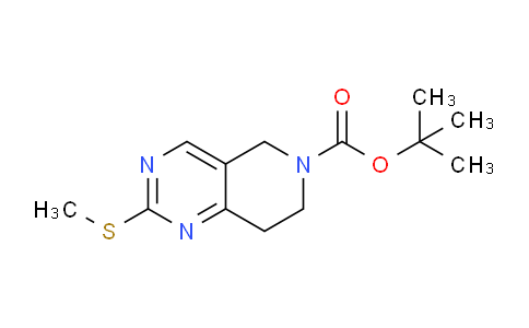 CAS No. 259809-78-4, tert-Butyl 2-(methylthio)-7,8-dihydropyrido[4,3-d]pyrimidine-6(5H)-carboxylate