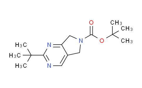 CAS No. 1330754-01-2, tert-Butyl 2-(tert-butyl)-5H-pyrrolo[3,4-d]pyrimidine-6(7H)-carboxylate