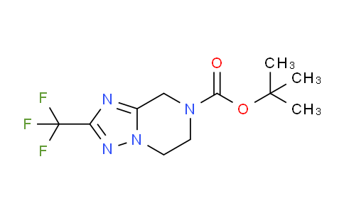 CAS No. 681249-59-2, tert-Butyl 2-(trifluoromethyl)-5,6-dihydro-[1,2,4]triazolo[1,5-a]pyrazine-7(8H)-carboxylate