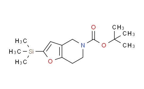 CAS No. 1707370-04-4, tert-Butyl 2-(trimethylsilyl)-6,7-dihydrofuro[3,2-c]pyridine-5(4H)-carboxylate
