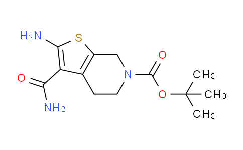 CAS No. 1001020-08-1, tert-Butyl 2-amino-3-carbamoyl-4,5-dihydrothieno[2,3-c]pyridine-6(7H)-carboxylate