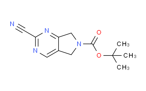 CAS No. 365996-88-9, tert-Butyl 2-cyano-5H-pyrrolo[3,4-d]pyrimidine-6(7H)-carboxylate