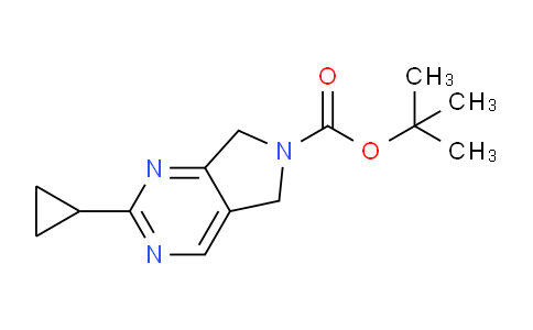 CAS No. 1289267-20-4, tert-Butyl 2-cyclopropyl-5H-pyrrolo[3,4-d]pyrimidine-6(7H)-carboxylate