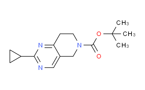CAS No. 1395493-08-9, tert-Butyl 2-cyclopropyl-7,8-dihydropyrido[4,3-d]pyrimidine-6(5H)-carboxylate