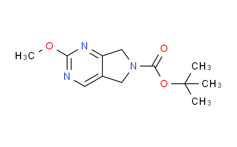 CAS No. 1107625-56-8, tert-Butyl 2-methoxy-5H-pyrrolo[3,4-d]pyrimidine-6(7H)-carboxylate
