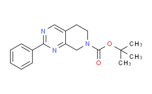 CAS No. 1279816-05-5, tert-Butyl 2-phenyl-5,6-dihydropyrido[3,4-d]pyrimidine-7(8H)-carboxylate