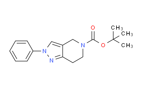 CAS No. 1310796-20-3, tert-Butyl 2-phenyl-6,7-dihydro-2H-pyrazolo[4,3-c]pyridine-5(4H)-carboxylate