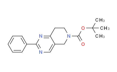 CAS No. 300552-47-0, tert-Butyl 2-phenyl-7,8-dihydropyrido[4,3-d]pyrimidine-6(5H)-carboxylate