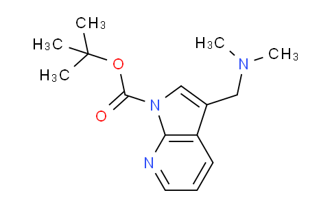CAS No. 144657-65-8, tert-Butyl 3-((dimethylamino)methyl)-1H-pyrrolo[2,3-b]pyridine-1-carboxylate
