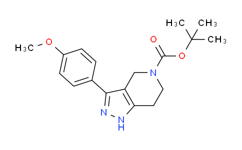 DY684505 | 661487-36-1 | tert-Butyl 3-(4-methoxyphenyl)-6,7-dihydro-1H-pyrazolo[4,3-c]pyridine-5(4H)-carboxylate