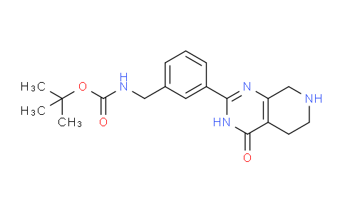CAS No. 1956386-29-0, tert-Butyl 3-(4-oxo-3,4,5,6,7,8-hexahydropyrido[3,4-d]pyrimidin-2-yl)benzylcarbamate