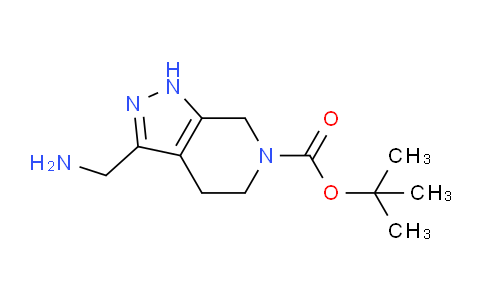 CAS No. 1251000-36-8, tert-Butyl 3-(aminomethyl)-4,5-dihydro-1H-pyrazolo[3,4-c]pyridine-6(7H)-carboxylate