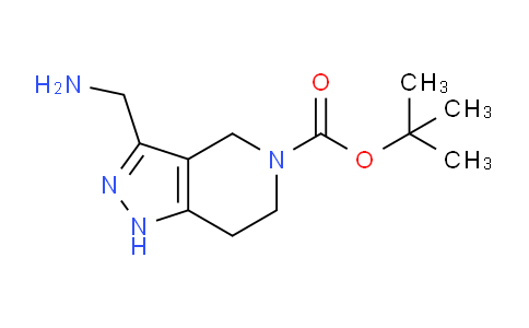 CAS No. 1251000-58-4, tert-Butyl 3-(aminomethyl)-6,7-dihydro-1H-pyrazolo[4,3-c]pyridine-5(4H)-carboxylate