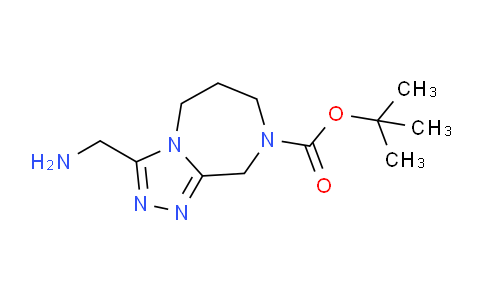 CAS No. 1251000-46-0, tert-Butyl 3-(aminomethyl)-6,7-dihydro-5H-[1,2,4]triazolo[4,3-a][1,4]diazepine-8(9H)-carboxylate