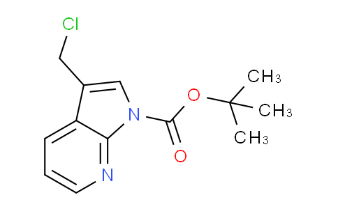 CAS No. 144657-68-1, tert-Butyl 3-(chloromethyl)-1H-pyrrolo[2,3-b]pyridine-1-carboxylate