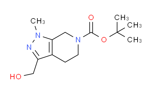 CAS No. 1330763-84-2, tert-Butyl 3-(hydroxymethyl)-1-methyl-4,5-dihydro-1H-pyrazolo[3,4-c]pyridine-6(7H)-carboxylate