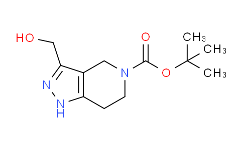 CAS No. 1250998-91-4, tert-Butyl 3-(hydroxymethyl)-6,7-dihydro-1H-pyrazolo[4,3-c]pyridine-5(4H)-carboxylate