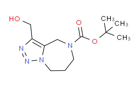 CAS No. 1250997-43-3, tert-Butyl 3-(hydroxymethyl)-7,8-dihydro-4H-[1,2,3]triazolo[1,5-a][1,4]diazepine-5(6H)-carboxylate