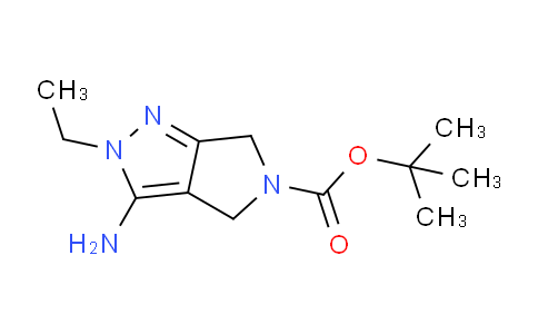 CAS No. 1713476-90-4, tert-Butyl 3-amino-2-ethyl-4,6-dihydropyrrolo[3,4-c]pyrazole-5(2H)-carboxylate
