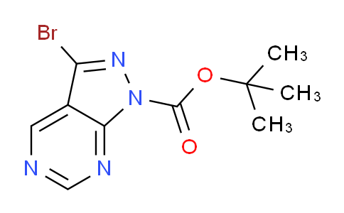 CAS No. 1822825-50-2, tert-Butyl 3-bromo-1H-pyrazolo[3,4-d]pyrimidine-1-carboxylate