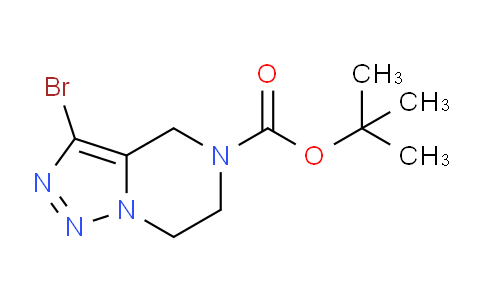 CAS No. 1251002-97-7, tert-Butyl 3-bromo-6,7-dihydro-[1,2,3]triazolo[1,5-a]pyrazine-5(4H)-carboxylate