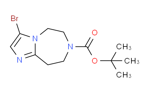 CAS No. 1330765-01-9, tert-Butyl 3-bromo-8,9-dihydro-5H-imidazo[1,2-d][1,4]diazepine-7(6H)-carboxylate