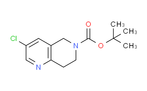 CAS No. 625099-34-5, tert-Butyl 3-chloro-7,8-dihydro-1,6-naphthyridine-6(5H)-carboxylate