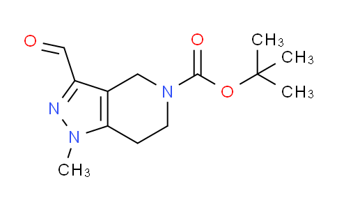 CAS No. 1142210-83-0, tert-Butyl 3-formyl-1-methyl-6,7-dihydro-1H-pyrazolo[4,3-c]pyridine-5(4H)-carboxylate