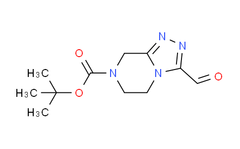 CAS No. 1174069-03-4, tert-Butyl 3-formyl-5,6-dihydro-[1,2,4]triazolo[4,3-a]pyrazine-7(8H)-carboxylate