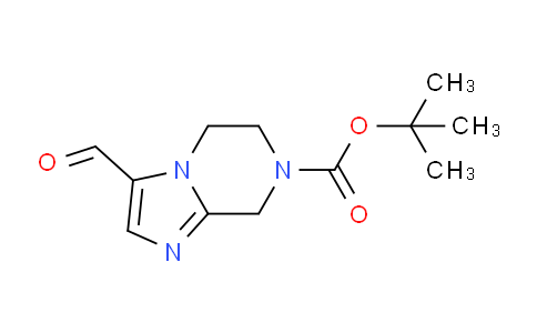 CAS No. 1781529-76-7, tert-Butyl 3-formyl-5,6-dihydroimidazo[1,2-a]pyrazine-7(8H)-carboxylate