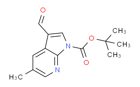 CAS No. 1198097-53-8, tert-Butyl 3-formyl-5-methyl-1H-pyrrolo[2,3-b]pyridine-1-carboxylate